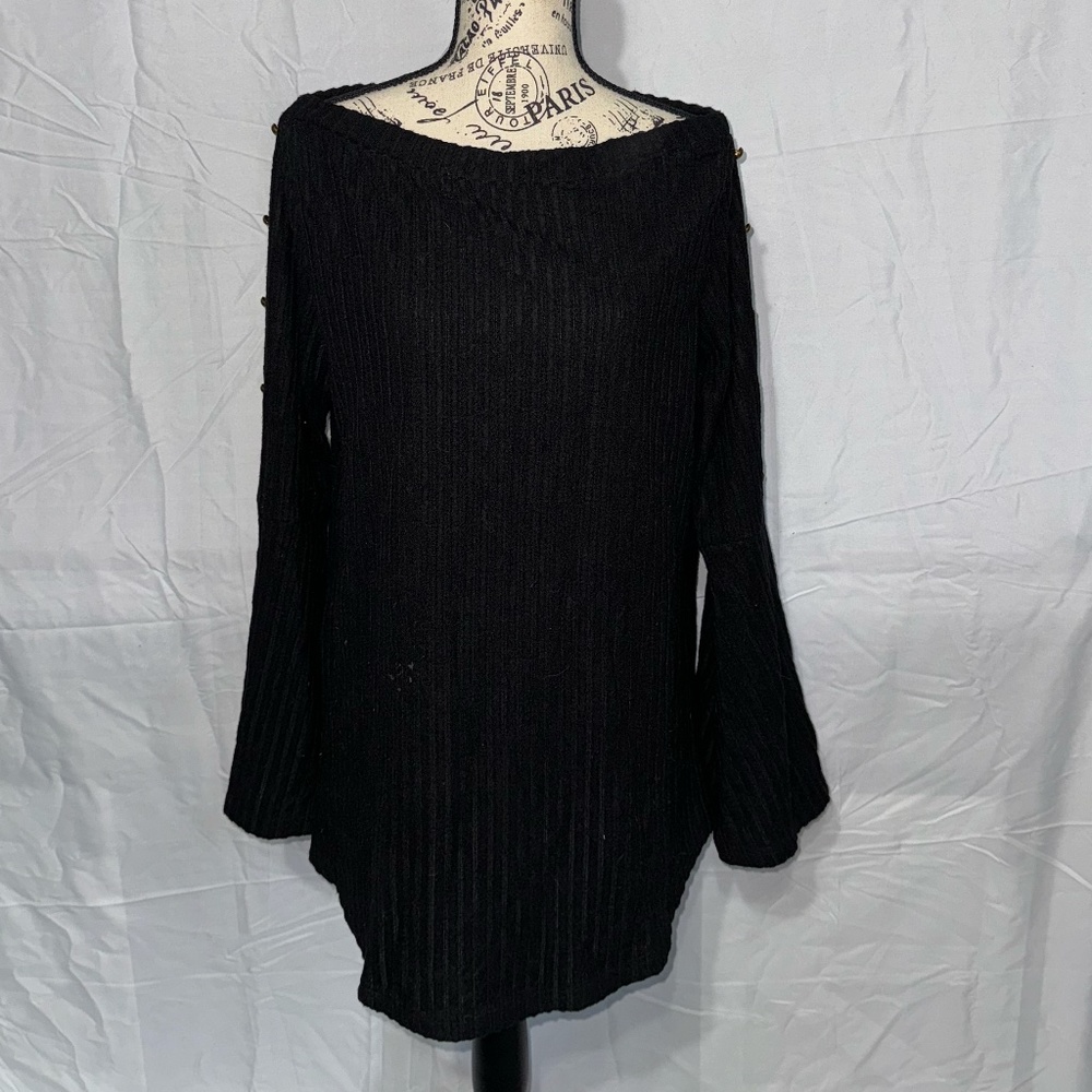 Long Bell Sleeve Blouse